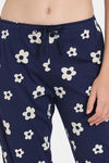 Rosaline Disco Daze Knit Cotton Pyjama Set - Ocean Cavern — thumbnail 6
